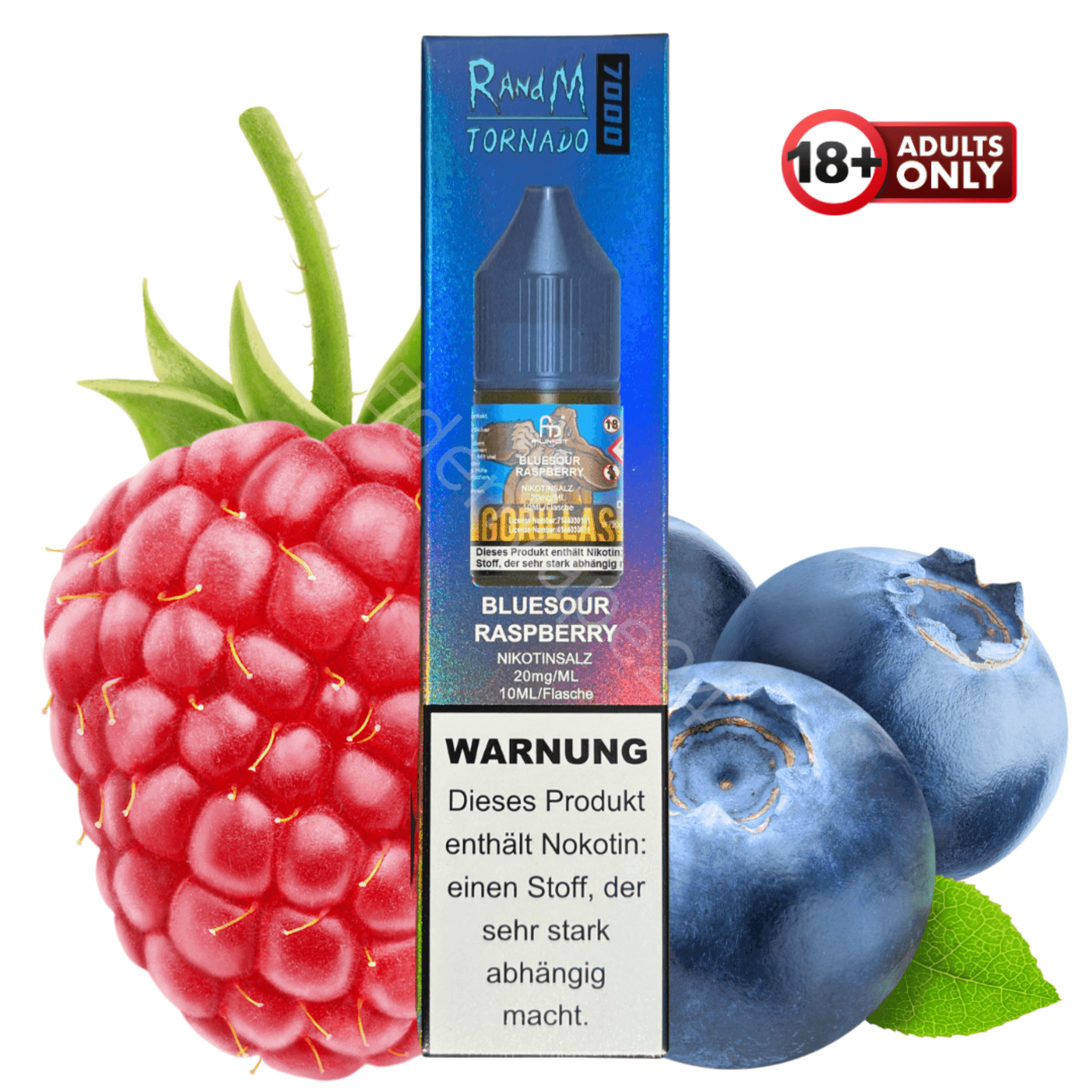RandM Tornado 7000 Liquid - Bluesour Raspberry - EdenVape24